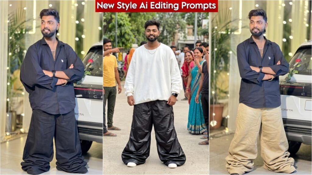 Trending Baggy Jeans Over Size Ai Photo Editing Prompts - ChatGPT & Google Gemini
