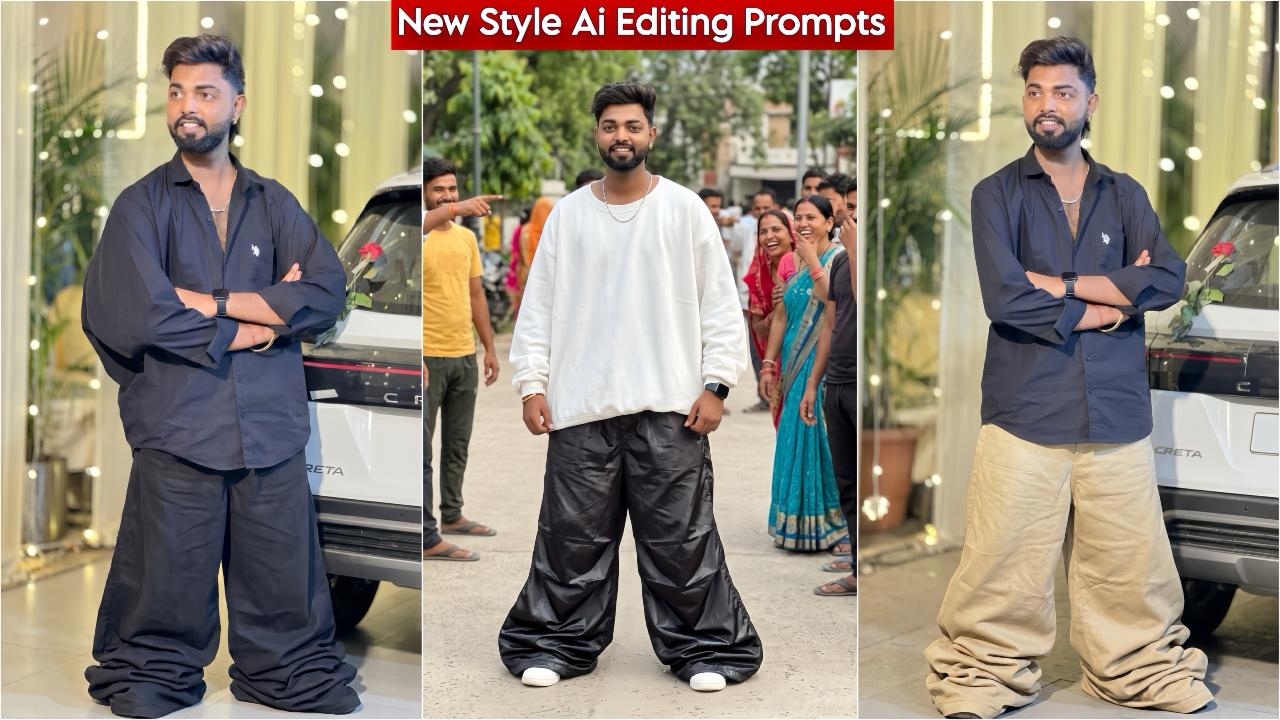 Trending Baggy Jeans Over Size Ai Photo Editing Prompts - ChatGPT & Google Gemini